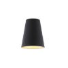 Kép CONNY 25/30 asztali lámpaernyő Polycotton fekete/réz fólia max. 23W
