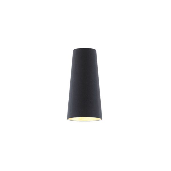 Kép CONNY 15/30 asztali lámpaernyő Polycotton fekete/réz fólia max. 23W