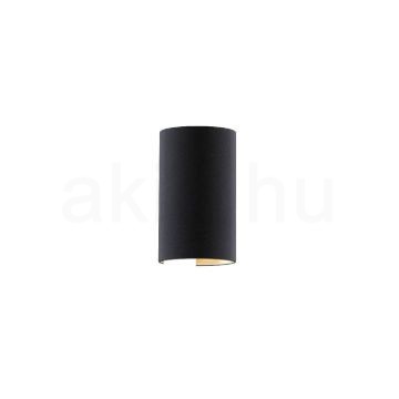 Kép RON W 15/25 fali lámpa  Polycotton fekete/réz fólia 230V LED E27 15W