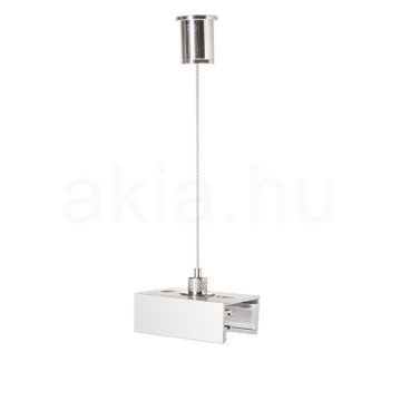 EUTRAC felfüggeszthető adapter három áramkörös sínre ezüstszürke  