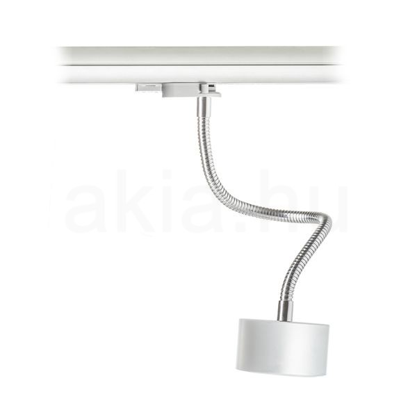 Kép PIXIE libanyak háromfázisú áramkörös sínre ezüstszürke króm 230V LED GX53 7W
