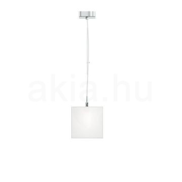 Kép LUCIA 15x15 függő lámpa  szatén üveg/króm 230V LED G9 5W