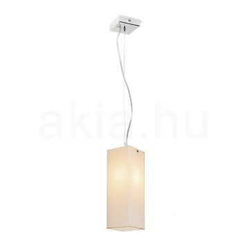 Kép LUCIA 30x10 függő lámpa  szatén üveg/króm 230V LED E27 15W