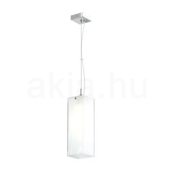 Kép LUCIA 30x10 függő lámpa  szatén üveg/króm 230V LED E27 15W