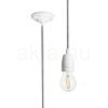 Kép FABIO függesztő készlet fekete/fehér porcelán 230V LED E27 15W