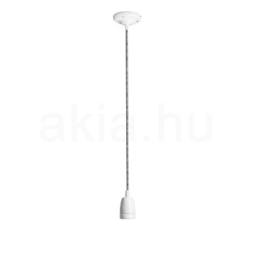 Kép FABIO függesztő készlet fekete/fehér porcelán 230V LED E27 15W
