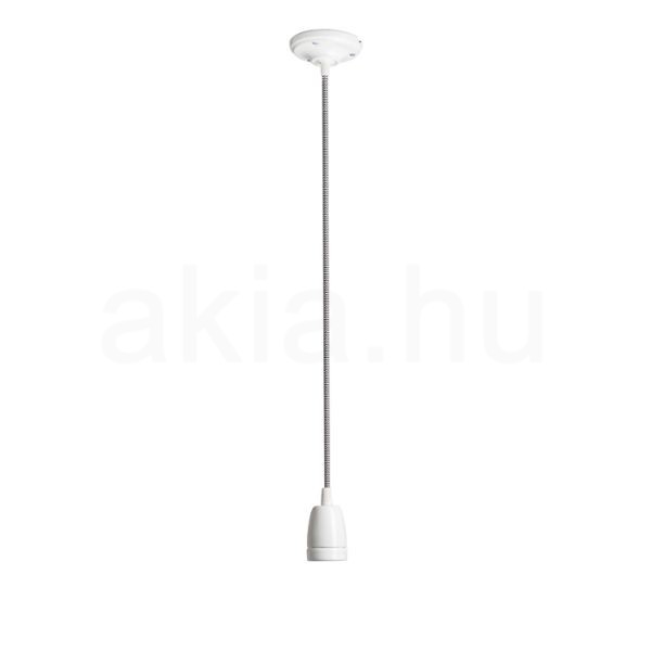 FABIO függesztő készlet fekete/fehér porcelán 230V LED E27 15W