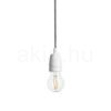 Kép FABIO függesztő készlet fekete/fehér porcelán 230V LED E27 15W