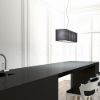 Kép LOPE 80 függő lámpa fekete matt nikkel 230V LED E27 4x15W