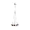 Kép ASTRAL függő lámpa krómozott üveg/tiszta üveg 230V/12V G4 10x20W