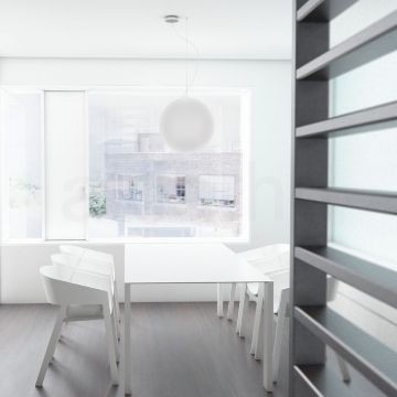 Kép LUNEA 40 függö lámpa triplex  opál üveg 230V LED E27 15W