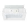 Kép MIA SQ süllyesztett lámpa  gipsz/szatén üveg 230V LED E27 2x11W