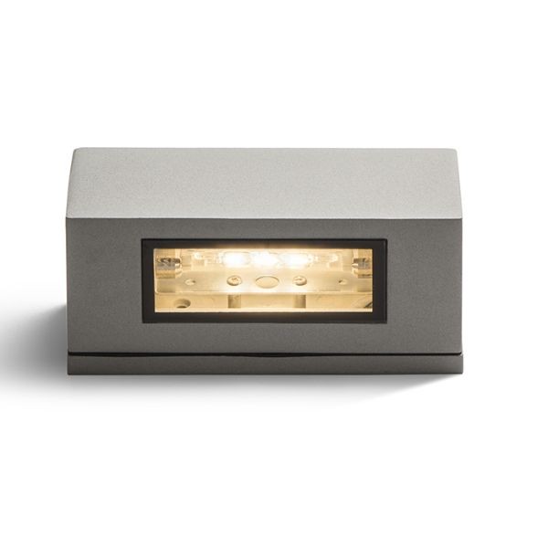 WOOP fali lámpa ezüstszürke  230V R7s 78mm 12W IP54