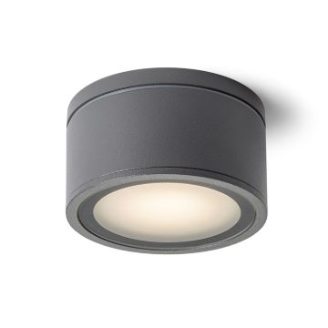 Kép MERIDO mennyezeti lámpa antracitszürke 230V GX53 11W IP54