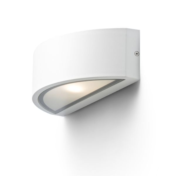Kép LESA fali lámpa fehér  230V LED E27 15W IP54
