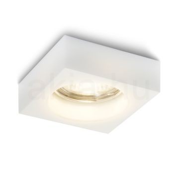 Kép BIANCA SQ süllyesztett lámpa opál üveg 230V GU10 50W