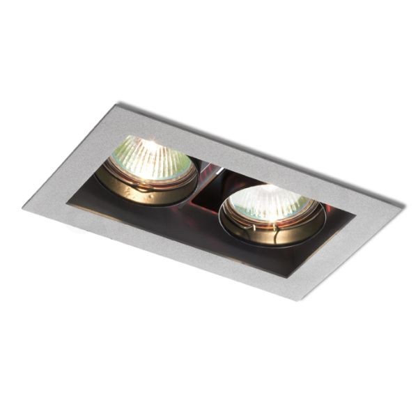 Kép MONE II dönthető ezüstszürke  12V GU5,3 2x50W