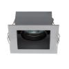 Kép MONE I dönthető ezüstszürke  12V GU5,3 50W