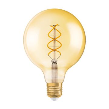 Kép OSRAM Vintage Globe 125 SPIRAL borostyán 230V E27 LED EQ25 2000K
