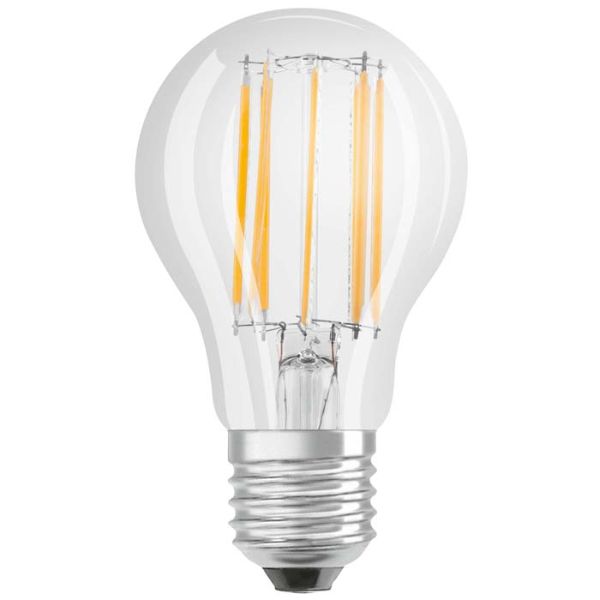 Kép OSRAM Retrofit Classic A DIMM  világos 230V E27 LED EQ100  2700K
