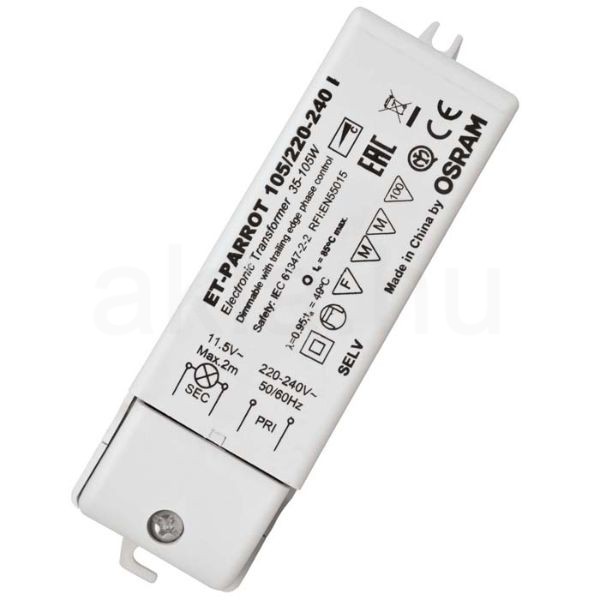 Kép TRAFO 35-105W 12V AC DIMM   12V 105W