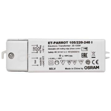 Kép TRAFO 35-105W 12V AC DIMM   12V 105W