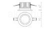 Kép TOLEDO R  fehér  230V LED 7W 60° IP44  3000K