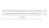 Kép AMENITY 120 fali lámpa króm 230V LED 14W IP44 3000K