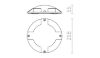 Kép TOPTOP IV talaj antracitszürke  230V LED 4x1W IP67  3000K