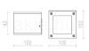 Kép BIBI fali lámpa alumínium 230V GX53 7W