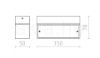 ADVANTAGE VI fali lámpa alumínium 230V/350mA LED 6x1W 3000K