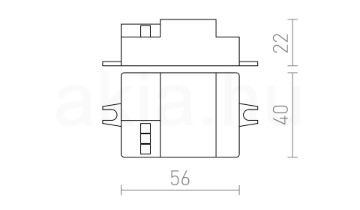 Kép SENSOR lámpába történő beszereléshez fehér  230V max. 1200W 360°