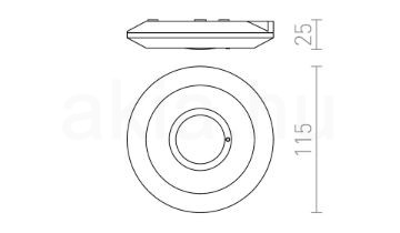 Kép SENSOR mennyezeti lámpa 230V max. 2000W 360°