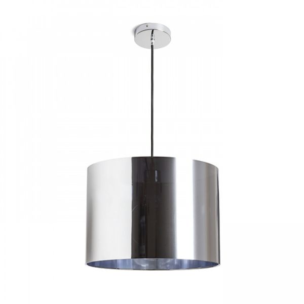 FANCY függeszték, 35 cm átmérő, króm, E27