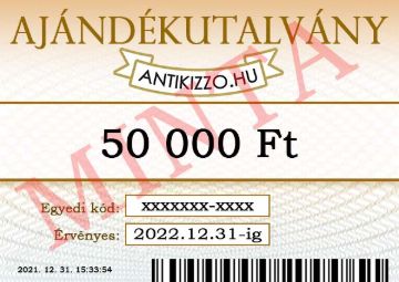 Antikizzo.hu ajándékutalvány 50 000 Ft