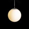 LUNA 25 függö lámpa opál üveg/króm 230V LED E27 15W
