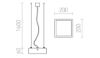 STRUCTURAL LED 20x20 függö lámpa szálcsiszolt alumínium 230V LED 12W 3000K