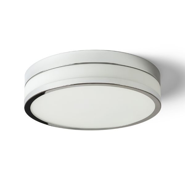CIRA LED 35 mennyezeti lámpa opál üveg/króm 230V LED 24W IP44 3000K
