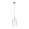 BELLINI L E14 függö lámpa fehér tiszta üveg 230V E14 15W