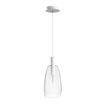 BELLINI L E14 függö lámpa fehér tiszta üveg 230V E14 15W