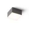 ORIN SQ mennyezeti lámpa anrtracitszürke szatén akril 230V LED 10W IP54 3000K