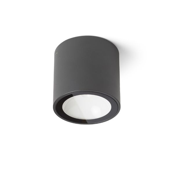 SENZA R mennyezeti lámpa anrtracitszürke tiszta üveg 230V LED 6W IP65 3000K