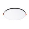 BJORK R 16 süllyesztett lámpa fekete 230V LED 12W 3000K