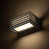 CLAIRE 14 fali lámpa anrtracitszürke tej akril 230V LED 6W IP54 3000K
