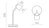 JOLI asztali fekete  230V LED GU10 10W