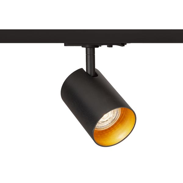 CONNOR egy áramkörös sínre fekete/aranysárga  230V LED GU10 10W