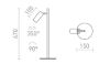 TAPIO asztali lámpa fekete  230V LED 4.5W  3000K