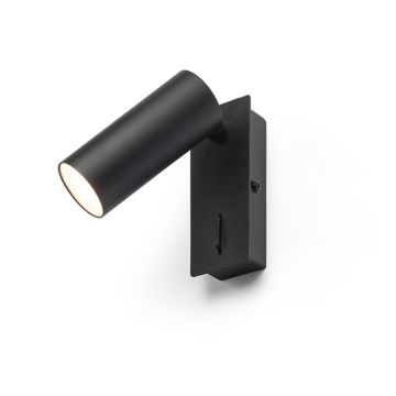 TAPIO I SQ fali lámpa fekete  230V LED 4.5W  3000K