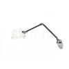 MONTANA fali lámpa fehér/fekete króm 230V E27 28W