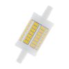 OSRAM LINE 78mm DIMM  világos 230V R7s LED EQ100  2700K